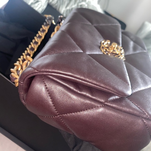 New Chanel 19 Purse brown gold bag chanelbag chanelpurse crossbody handbag - Picture 12 of 17